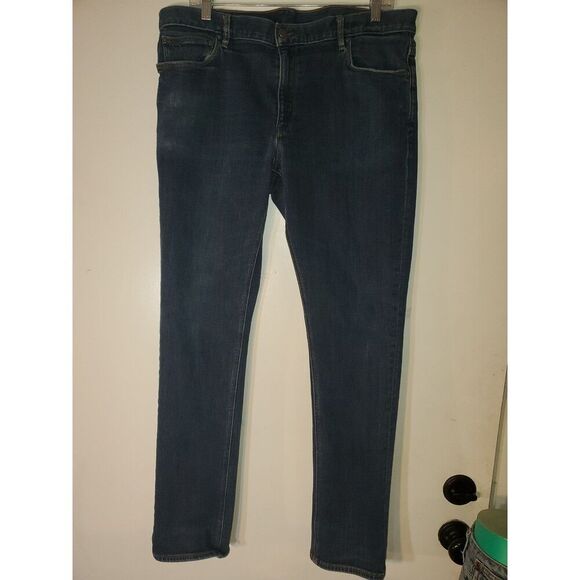 Mens Michael Kors Med Dark Jeans Size 36 X 32 - Picture 1 of 5